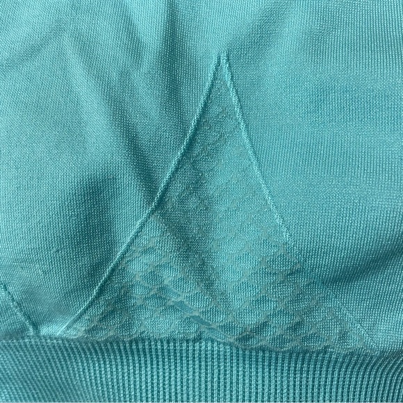 Puma Intimates Aqua Turquoise Blue Sports Bra M Padded Racer Back - Picture 9 of 9